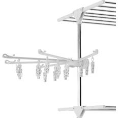 Hyfive Clothes Drying Rack 3 Tier Airer Portable White Sock Dryer Onlycm