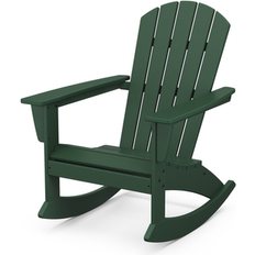 Plastic Outdoor Rocking Chairs Polywood Nautical Adirondack Rocking