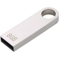 Geni-Store Metal Memoria USB Flash Drive 8GB Pendrive