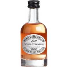 Beer & Spirits Tiptree English Strawberry Vodka Liqueur Miniature, 5 cl