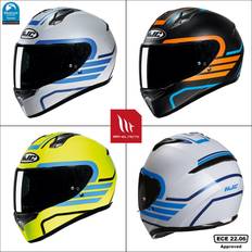 HJC Motocross Helmets Motorcycle Helmets HJC c10 motorcycle helmet lito mc2sf blue
