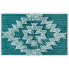 Green Non-Slip Bath Mats Pendleton Pagosa Springs Cotton Bath