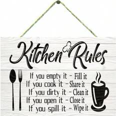 Shein Cafe Garage Black/White Wall Decor