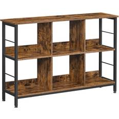 Songmics Book Shelves Songmics unit console rustic Book Shelf