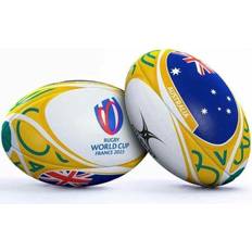 Rugby Gilbert Ballon drapeau Australie RWC 2023 Jaune