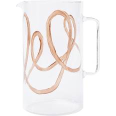 Niko June Soft Serve Pitcher Brown Swirl