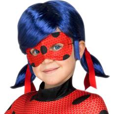 My Other Me Peruk LadyBug Blå Ögonbindel Med Mask