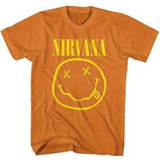 Kids T-Shirt Yellow Happy Face - Orange