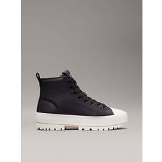 Calvin Klein Sneakers Calvin Klein Leather Lug High-Top Trainers Black