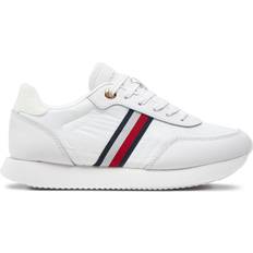 Tommy Hilfiger Hvide Polyester Sneakers Uld - Hvid