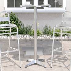 Silver Garden Table vidaXL Outdoor Bar