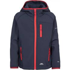 Reflectors Jackets Trespass Kian Softshell Jacket Navy 2-3 Years