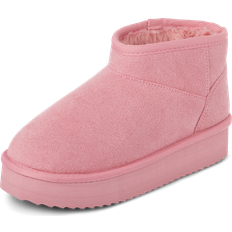 Boots The Children's Place Girls Low Platform Teddy Boots YOUTH Pink