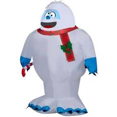 Inflatable Decorations Gemmy Christmas Inflatable Bumble with Candy Cane