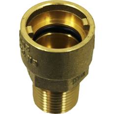 Spares2Go Universal gas oven connector straight bayonet socket 1/2" lpg en14800