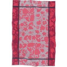 Kaf Home Set of 2 Jacquard Kitchen Towel Pink