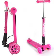 Fun-Scooter Kids Whiz Sparkcykel med LED, för barn från 3 år, barnsparkcykel, kickbord