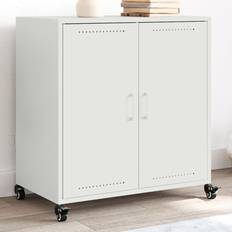 Furniture vidaXL White Storage Organiser 68x39x72 cm Sideboard