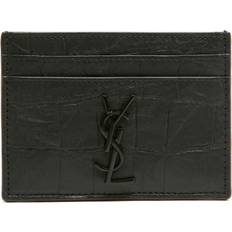 Saint Laurent Porta carte Saint Laurent Cassandre Portafogli Nero Uomo