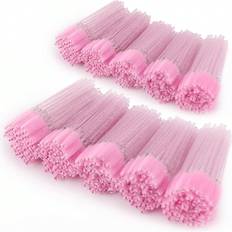 Shein Pcs Pink Disposable Mascara Wands Bulk Mascara Eyelash Brush Spoolies Makeup Applicator Eyelash Wands For Eye Lash Extension