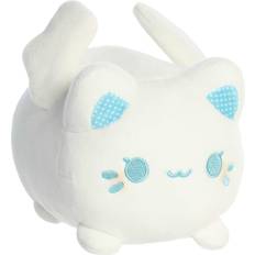 Aurora Small Snow Angel Meowchi Tasty Peach Festive Plush Toy White 7.5" White