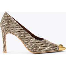 Kurt Geiger Heels & Pumps Kurt Geiger Kurt Geiger London Regent Court Heel Beige Crystal Court Heels Nude