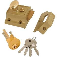 Narrow stile night latch