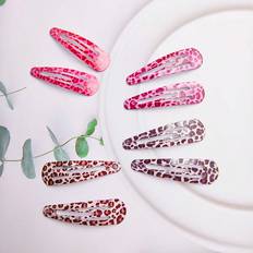 Hair Products Shein pcs Girls Hair Clips Leopard Print Four Color Bb Clip Set Cute Sweet Side