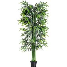 OutSunny Bamboo Tree Green Künstliche Pflanzen