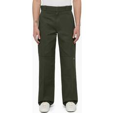 Work Clothes Dickies Men's Loose Fit Double Knee Work Pants Olive Green 85283