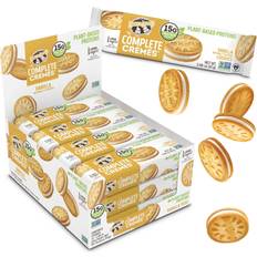 Vanilj Kakor Lenny & Larry's The Complete Cremes®, Sandwich Cookies, Vanilla, Vegan, 5g Plant Protein, 6 Cookies