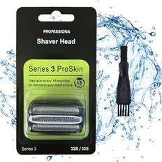 32B S3 Replacement Shaver Head Compatible with Braun Series 3,Shaving Head,for Series 3 Replacement Head,Shaver Accessories fit 370CC 390CC 3050CC