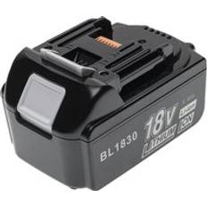 VHBW Battery compatible with Makita DPO600, DPO600Z, DPT353, DPT353ZJ, DPB182Z, DPJ180, DPJ180ZJ Power Tools 4000 mAh, Liion, 18 v