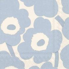 Blue Paper Napkins Ihr unikko modern floral print cocktail paper napkins 20-pack disposable 3-ply