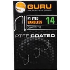 Red de aterrizaje Accesorios de pesca Guru Gancho F1 Eyed à oeillet Noir