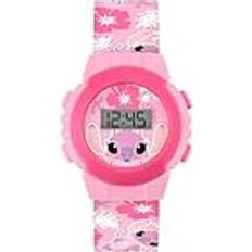 Accutime Lilo and stitch angel pink digital tropical silicone las4141a