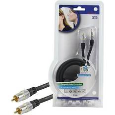 HQ subwoofer cable rg59 rca single phono