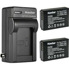 Batteries & Chargers Kastar 2-Pack Battery Charger Replacement LP-E12 LPE12 LC-E12 EOS