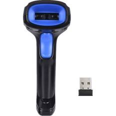 Cheap Scanners Tomshoo Sold by: Free Choice, 2-in-1 2.4G Wireless Barcode Scanner & USB Wired Barcode Scanner Automatic Handheld 1D Bar Code Scanner Reader with Rechargeable Battery USB Receiver USB Cable for Computer Laptop