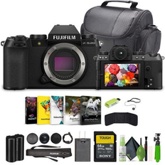 Fujifilm Digital Cameras Fujifilm X-S20 Digital Mirrorless Camera Body Bundle With 64GB Memory Card-Black