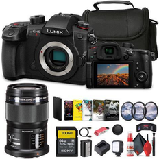 Digital Cameras Panasonic Lumix GH5 II Mirrorless Camera Bundle With Extra Olympus 60mm Lens