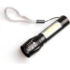 Uppladdningsbar mini-LED-ficklampa med zoom