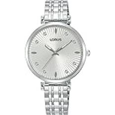 Lorus Dam Armbandsur Lorus dam analog kvartsur med rostfritt armband RG261XX9, silver