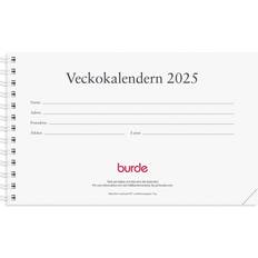 Burde Kalender 2025 Veckokalendern refill