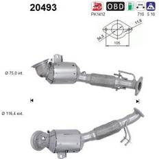 Avgassystem AS 20493 Katalysator Euro 6 710