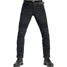 Pando Moto KarlDo Slim Fit Denim Jeans - Black