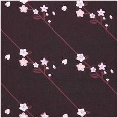 Meterware Rico Design Stoffabschnitt Baumwoll-Popelin Sakura Meterware Schwarz