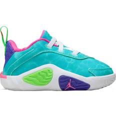 Canvas Basketball Shoes Children's Shoes Nike Tatum 2 TD - Hyper Jade/White/Hyper Pink/Green Strike