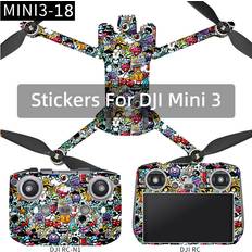 Maxpower For DJI RC-13 For DJI Mini 3 Drone Body Full Encirclement Stickers RC-N1/RC Remote Control