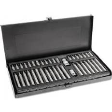 Högert Technik 3/8 and 1/2 Hex Torx Spline Bit Set of 40 pcs HT1S404 Screwdriver